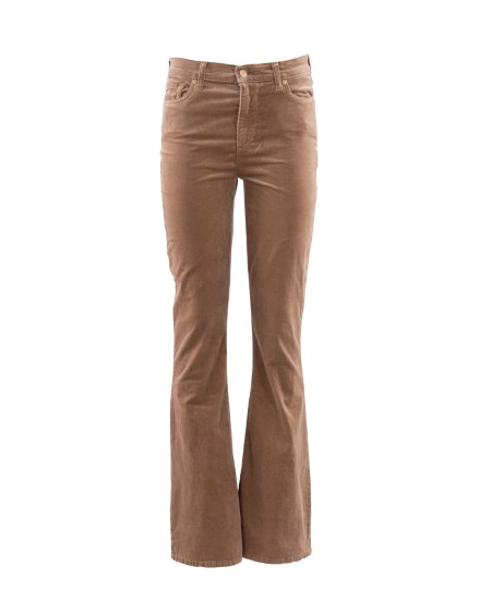 Shop SEVEN Saldi Pantalone: Seven pantaloni di velluto a zampa "Ali Velvet".
Vita Alta.
Flare.
Tasche anteriori e posteriori.
Composizione: 54% Cotone, 35% Modal, 8% Elastomultiester.
Made in Italy.. ALI VELVET JSHAV650-CC